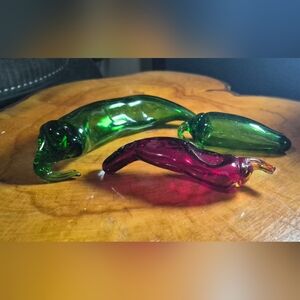 MCM Vibrant Glass Pepper Decor Set